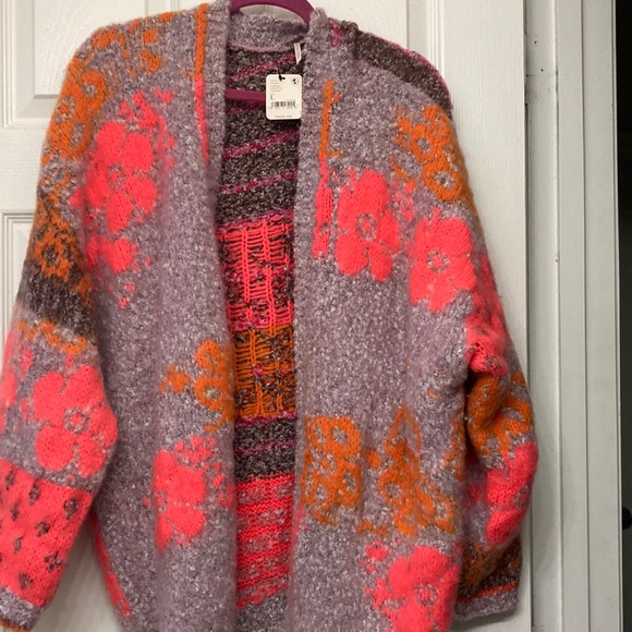 Free People Sweaters - NWT FREE PEOPLE Gather Me Close Cardi Cardigan Sweater Sz LG